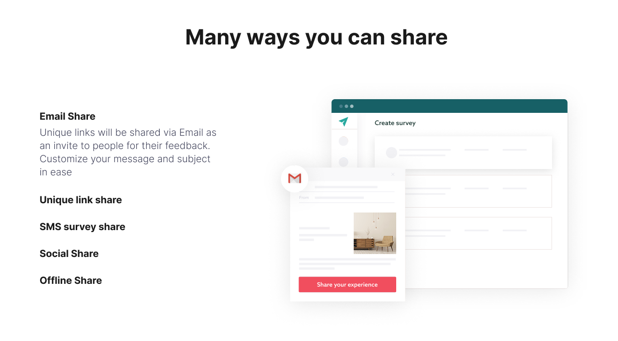 Sharing options